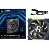 Lian Li UNI FAN SL120 LCD Wireless, Gehäuselüfter schwarz, 124.5 mm