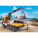 PLAYMOBIL 71750 Action Heroes Baustellen-LKW mit Kran, Konstruktionsspielzeug 