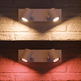 Philips HUE White & Color Ambiance Argenta 2er-Spot, LED-Leuchte weiß