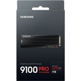 Samsung 9100 PRO Heatsink 1 TB, SSD PCIe 5.0 x4, NVMe 2.0, M.2 2280