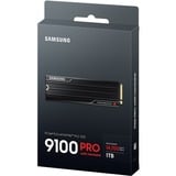 Samsung 9100 PRO Heatsink 1 TB, SSD PCIe 5.0 x4, NVMe 2.0, M.2 2280