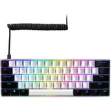 Sharkoon SKILLER SGK50 S4, Gaming-Tastatur weiß/schwarz, US-Layout, Kailh Blue