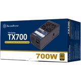 SilverStone SST-TX700-G 700W, PC-Netzteil schwarz, 2x PCIe, 700 Watt