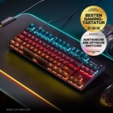 SteelSeries Apex 9 TKL, Gaming-Tastatur schwarz, DE-Layout, SteelSeries OptiPoint