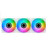 Thermaltake CT140 EX INFINITY, Gehäuselüfter weiß, 3er Pack, 140 mm