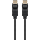 goobay Kabel DisplayPort 1.4 Stecker > DisplayPort Stecker schwarz, 2 Meter