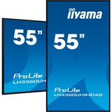 iiyama ProLite LH5560UHS-B1AG, Public Display schwarz (matt), UltraHD/4K, VA, Lautsprecher