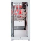 ALTERNATE Custom PC Series • iCUE Red Ice Elements Gaming-PC weiß/transparent, ohne Betriebssystem