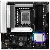 ASRock B860M Pro RS, Mainboard schwarz/silber