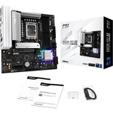 ASRock B860M Pro RS, Mainboard schwarz/silber