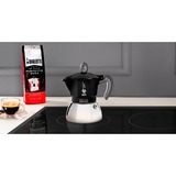Bialetti Moka Induction, Espressomaschine schwarz/silber, 6 Tassen
