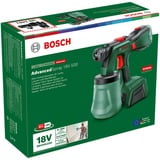 Bosch Heimwerken & Garten Akku-Spritzpistole AdvancedSpray 18V-500 solo, Sprühpistole grün, ohne Akku und Ladegerät, POWER FOR ALL ALLIANCE