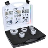 PRO Ceramic dry X-LOCK Diamant-Bohrkronen-Set, Ø 20 - 68mm, Bohrer-Satz