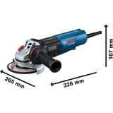 Bosch Winkelschleifer GWS 17-125 PSB Professional blau/schwarz, 1.700 Watt