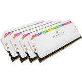 Corsair DIMM 64 GB DDR4-3200 (4x 16 GB) Quad-Kit, Arbeitsspeicher weiß, CMT64GX4M4E3200C16W, Dominator Platinum RGB, INTEL XMP