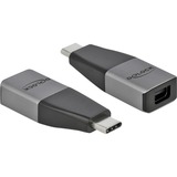 DeLOCK USB 3.2 Gen 1 Adapter, USB-C Stecker > Mini DisplayPort Buchse grau/schwarz