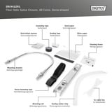 Digitus LWL-Dome Muffe, für 48 Fasern, Gehäuse schwarz