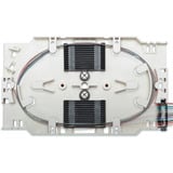 Digitus Spleißkassette mit 12 Pigtails, vormontiert, LC, OM4, Spleißbox grau