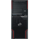 Fujitsu CELSIUS W520 Generalüberholt, PC-System schwarz/rot, Windows 10 Pro 64-Bit