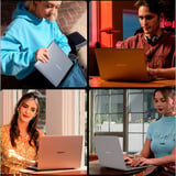 GEEKOM GEEKBOOK X14 PRO, Notebook silber, Intel® Core™ Ultra 5 125H, Intel® Arc™ Graphics, 32 GB LPDDR5X, 1 TB (1 TB SSD), Windows 11 Pro