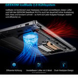 GEEKOM GEEKBOOK X14 PRO, Notebook silber, Intel® Core™ Ultra 5 125H, Intel® Arc™ Graphics, 32 GB LPDDR5X, 1 TB (1 TB SSD), Windows 11 Pro