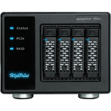 HighPoint RocketStor 6541AW 4-Bay PCIe 4.0 x16 NVMe, RAID-Gehäuse schwarz