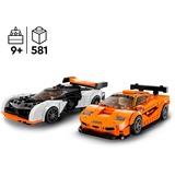 LEGO 76918 Speed Champions McLaren Solus GT & Mc Laren F1 LM  , Konstruktionsspielzeug 