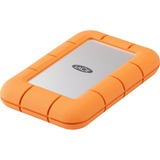 LaCie Rugged Mini SSD 2 TB, Externe SSD orange/silber, USB-C 3.2 Gen 2x2 (20 Gbit/s)