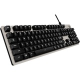 Logitech G413 mechanische Gaming-Tastatur silber, DE-Layout, Logitech Romer-G Tactile