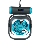 Medion LIFE Camping Ventilator E10 TF (MD 12065) grau/blau