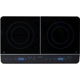 Medion LIFE Doppel-Induktionskochplatte MD 15324 schwarz, 3.500 Watt, 2x Ø 20cm