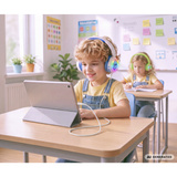 Medion Life HE-1 Kids  Bluetooth Kinderkopfhörer blau, Bluetooth, microSD, MP3-Player