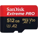 SanDisk Extreme PRO 512 GB microSDXC, Speicherkarte UHS-I U3, Class 10, V30, A2