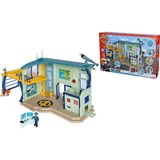 Simba Feuerwehrmann Sam Polizeistation mit Figur, Spielgebäude