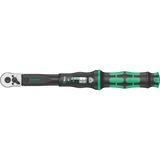 Wera Drehmomentschlüssel mit Umschaltknarre Click-Torque B 1 schwarz/grün, Abtrieb 3/8"