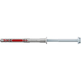 fischer Langschaftdübel DuoXpand 8x100 FUS  hellgrau/rot, 10 Stück
