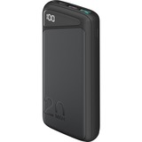 goobay Schnelllade-Powerbank 20.000 mAh schwarz, PD, Quick Charge 3.0, Super Charge