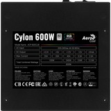 Aerocool Cylon 600W, PC-Netzteil schwarz, 2x PCIe, 600 Watt
