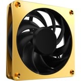 Alphacool Apex Stealth Metal Power 120mm Lüfter 3000rpm, Gehäuselüfter gold/schwarz, 120 mm