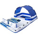 Bestway Super Lounge Tropical Breeze 43105, Luftbett weiß/blau