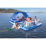 Bestway Super Lounge Tropical Breeze 43105, Luftbett weiß/blau