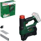 Bosch Heimwerken & Garten AdvancedTacker 18V-25, 18Volt, Elektrotacker grün/schwarz, ohne Akku und Ladegerät, POWER FOR ALL ALLIANCE