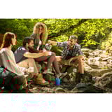 Campingaz Campingkocher Twister Connect PZ, Gaskocher silber/blau, 2,9 kW