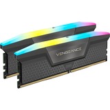 Corsair DIMM 32 GB DDR5-5600 (2x 16 GB) Dual-Kit, Arbeitsspeicher grau, CMH32GX5M2B5600Z40, Vengeance RGB, AMD EXPO