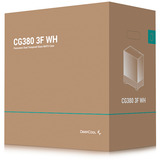 DeepCool CG380 3F , Tower-Gehäuse weiß, Temepered Glass x 2