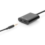 Digitus USB-C Adapter auf USB-C + 3,5mm Klinke schwarz