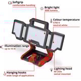 EINHELL Professional Akku-Lampe TP-CL 18/3000 Li Set - Solo, 18Volt, Baustrahler rot, ohne Akku und Ladegerät, inkl. Stativ