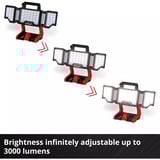 EINHELL Professional Akku-Lampe TP-CL 18/3000 Li Set - Solo, 18Volt, Baustrahler rot, ohne Akku und Ladegerät, inkl. Stativ