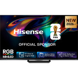 Hisense 85UR8DS RGB MiniLED, LED-Fernseher 215 cm (85 Zoll), schwarz/dunkelgrau, UltraHD/4K, Hi-View AI Engine RGB, 180Hz Panel