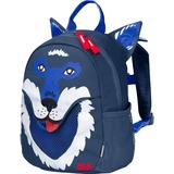 Jack Wolfskin LITTLE JACK, Rucksack dunkelblau/rot, 4 Liter